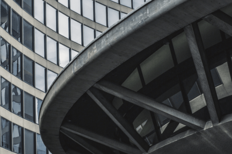 Modern Circular Shaped Building